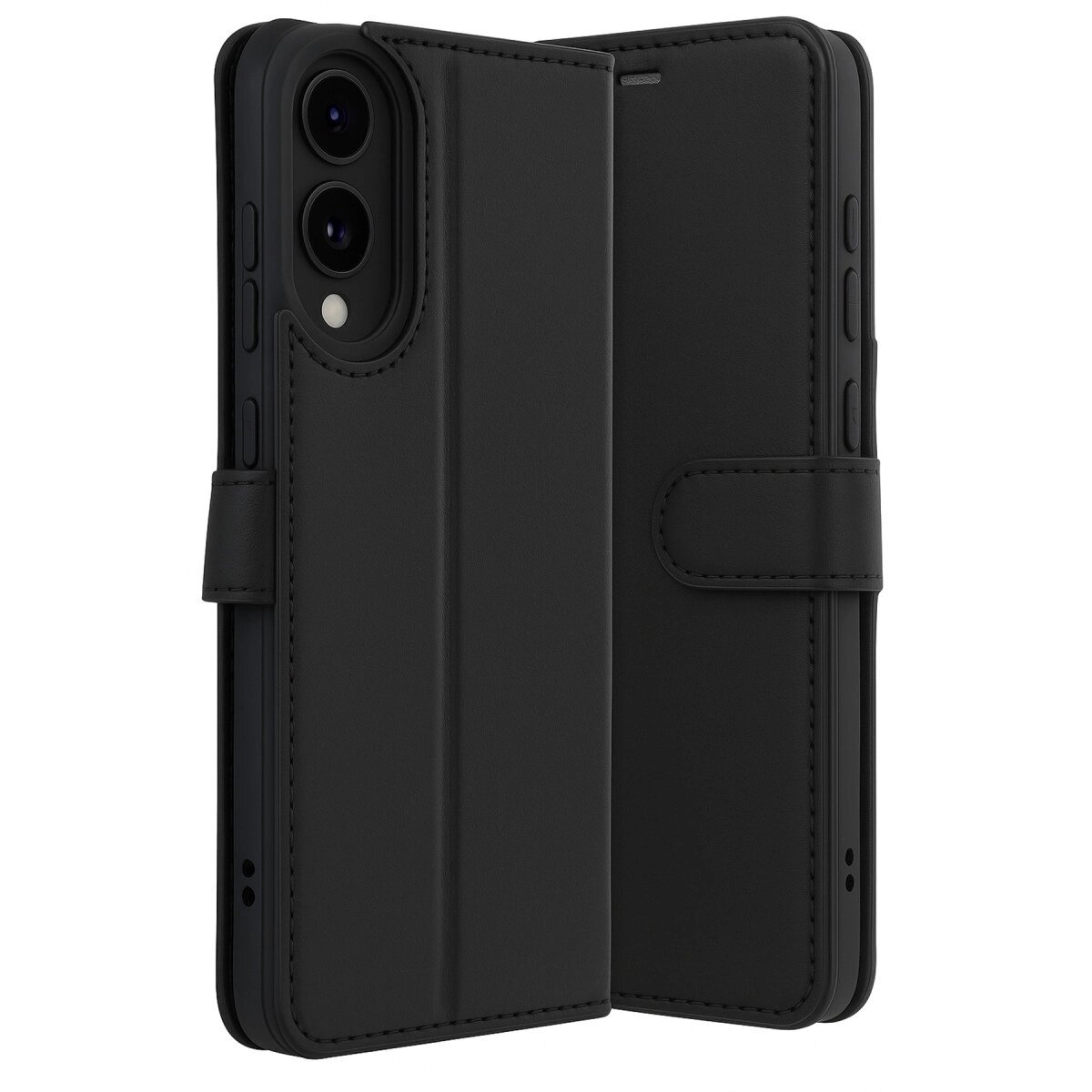Samsung Galaxy S25 Edge Trend S Plus Kapaklı Kılıf - Siyah Samsung Galaxy S25 Edge Trend S Plus Kapaklı Kılıf - Siyah