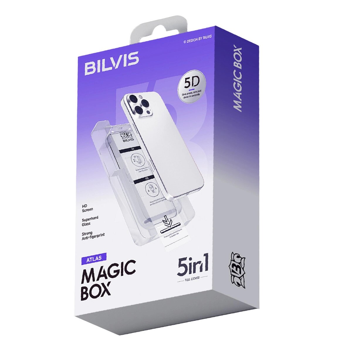 Apple İphone 17 Bilvis 5in1 3d Magic Cam Ekran Koruyucu - Siyah Apple İphone 17 Bilvis 5in1 3d Magic Cam Ekran Koruyucu - Siyah