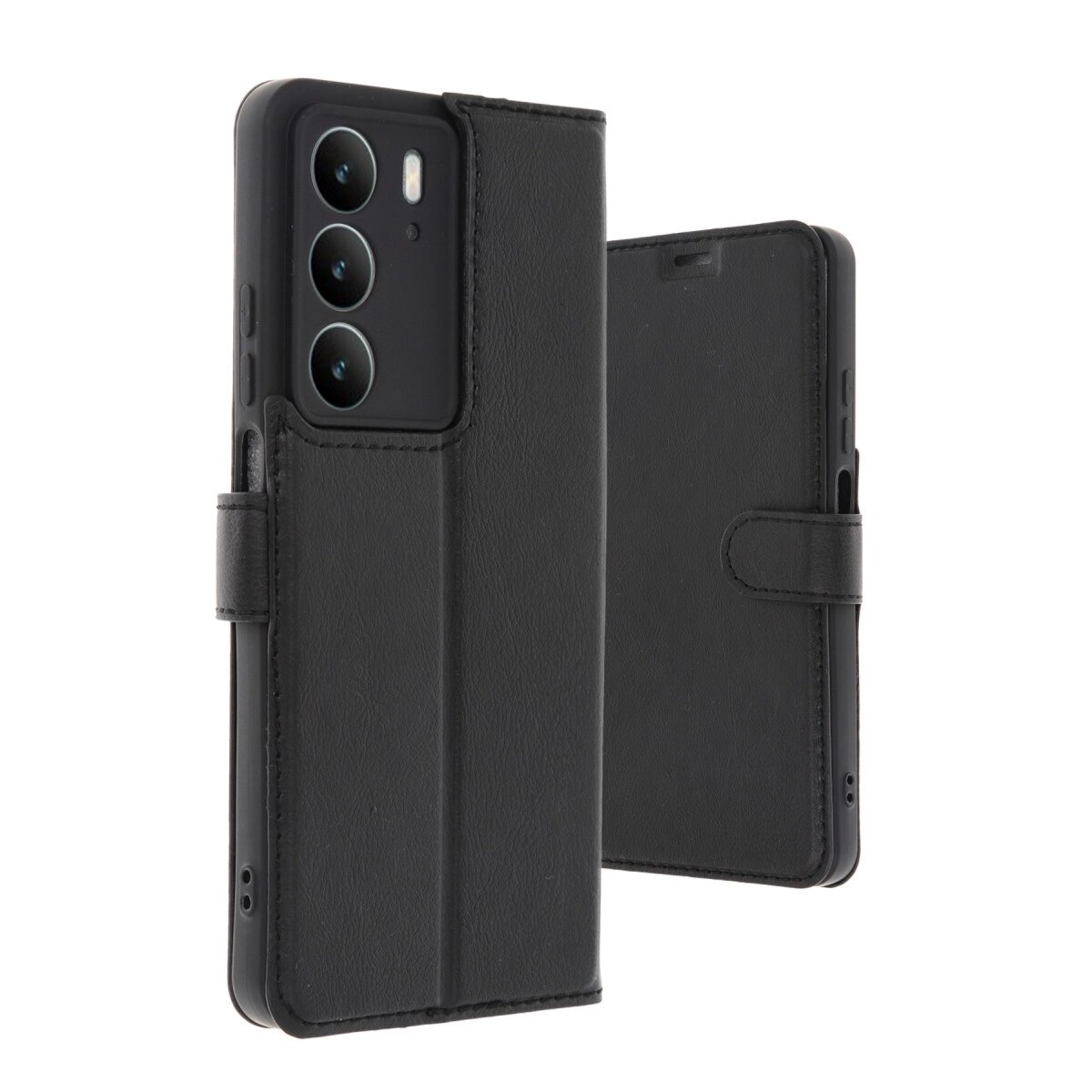 Realme C75 4g Trend S Plus Kapaklı Kılıf - Siyah Realme C75 4g Trend S Plus Kapaklı Kılıf - Siyah