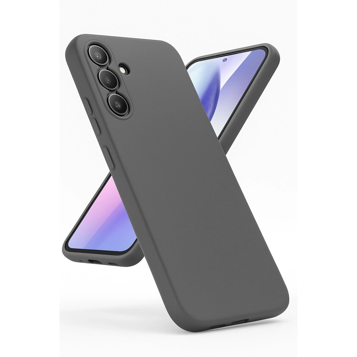 Samsung Galaxy A24 4g Kılıf First Silikon - Gri Samsung Galaxy A24 4g Kılıf First Silikon - Gri