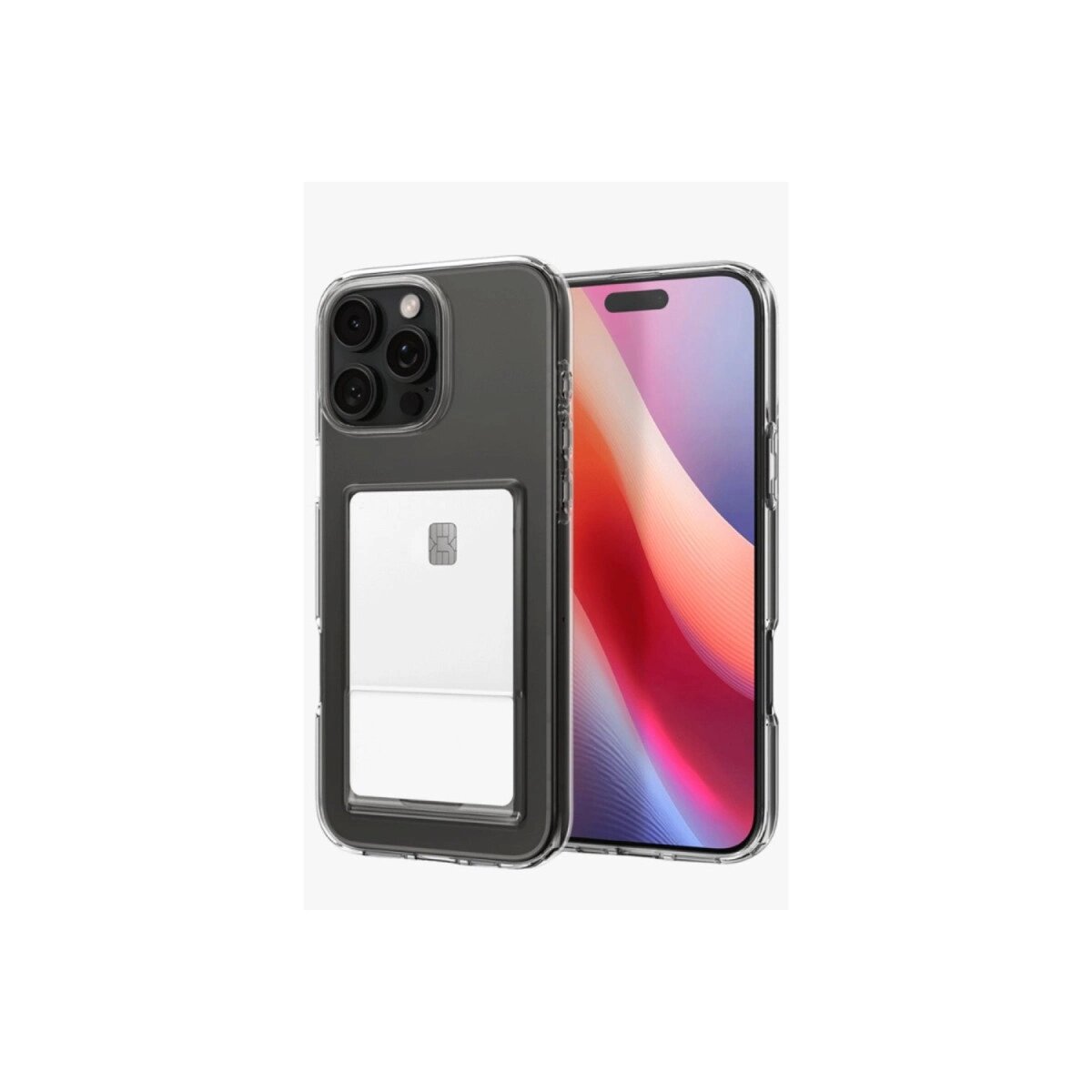 Apple İphone 16 Pro Kılıf Kart Şeffaf Silikon - Şeffaf Apple İphone 16 Pro Kılıf Kart Şeffaf Silikon - Şeffaf