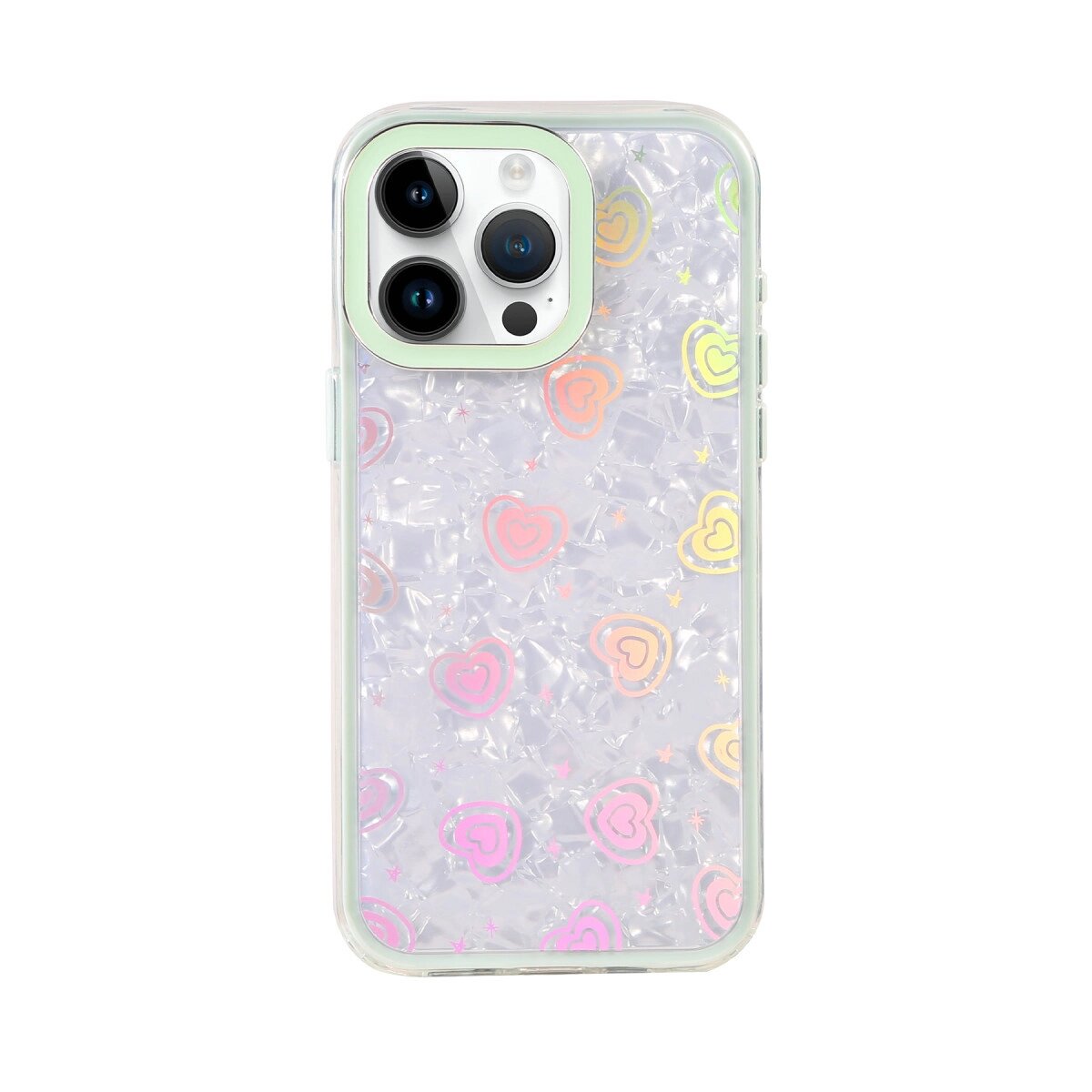Apple İphone 16 Pro Max Lumi Desenli Kapak - Yeşil Apple İphone 16 Pro Max Lumi Desenli Kapak - Yeşil