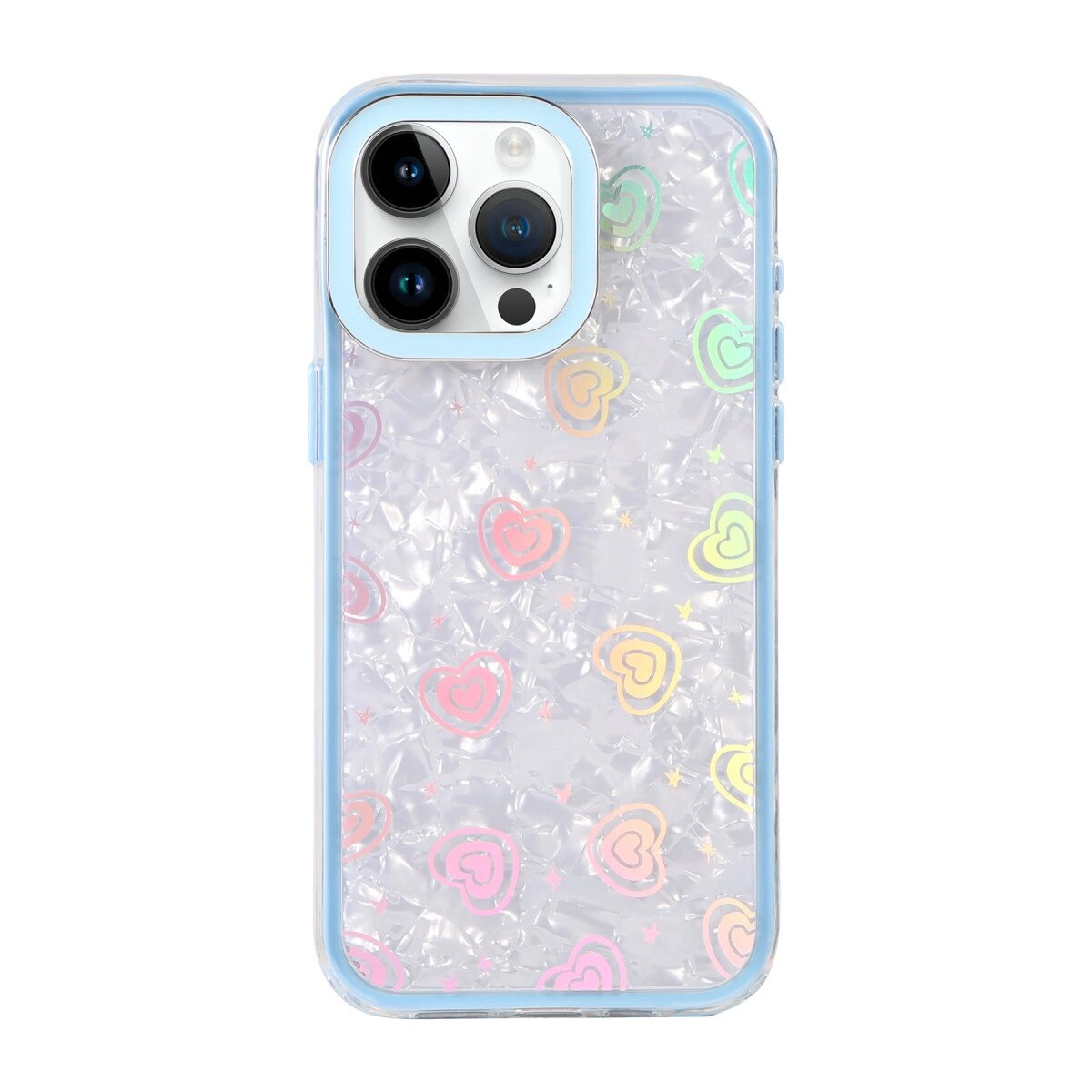 Apple İphone 16 Pro Max Lumi Desenli Kapak - Mavi Apple İphone 16 Pro Max Lumi Desenli Kapak - Mavi