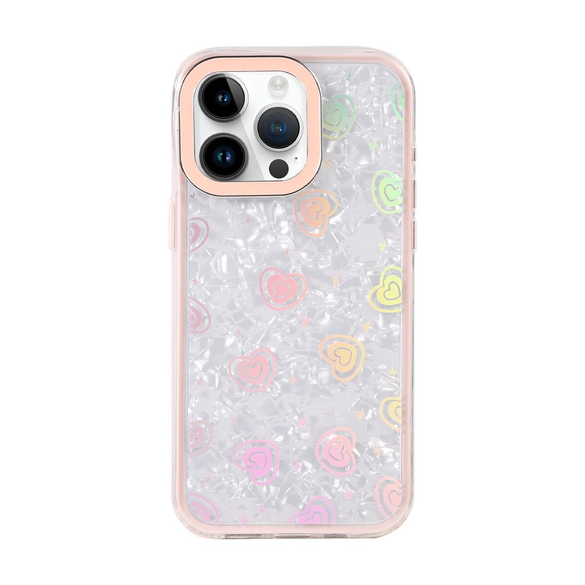 Apple İphone 16 Pro Max Lumi Desenli Kapak - Pembe Apple İphone 16 Pro Max Lumi Desenli Kapak - Pembe