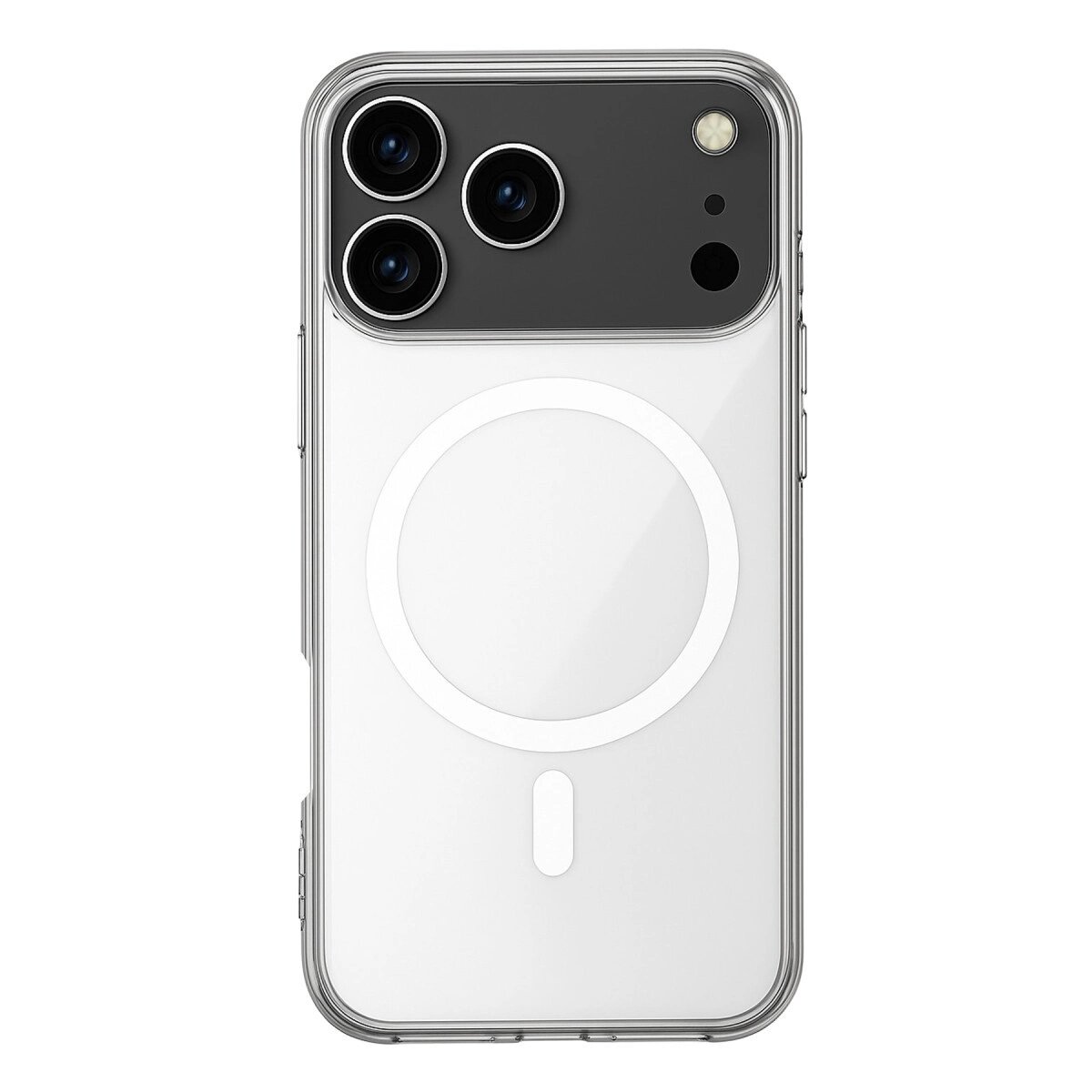 Apple İphone 17 Pro Kılıf Magneticsafe Şeffaf Silikon - Şeffaf