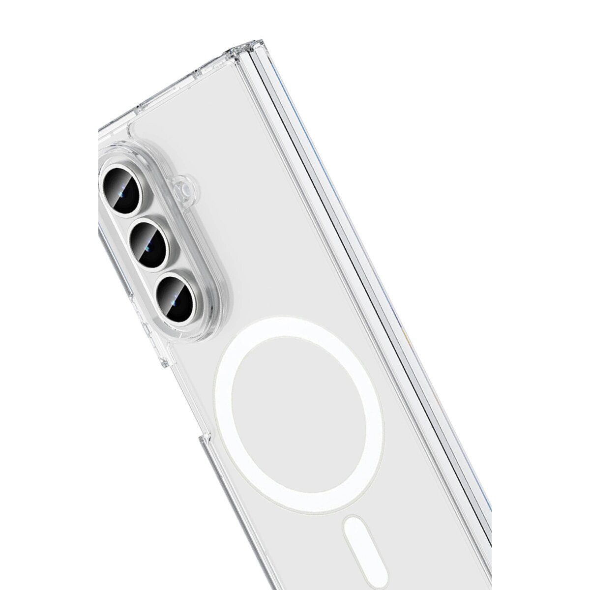 Samsung Galaxy Z Fold 7 Kılıf Magneticsafe Şeffaf Silikon - Şeffaf Samsung Galaxy Z Fold 7 Kılıf Magneticsafe Şeffaf Silikon - Şeffaf