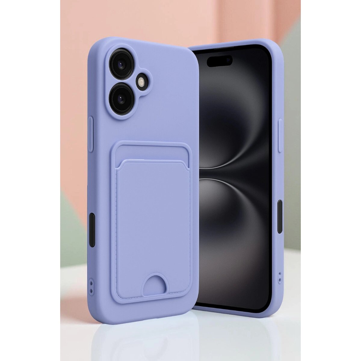 Apple İphone 16 Kılıf Kelvin Kartvizitli Silikon - Açık Yeşil Apple İphone 16 Kılıf Kelvin Kartvizitli Silikon - Açık Yeşil