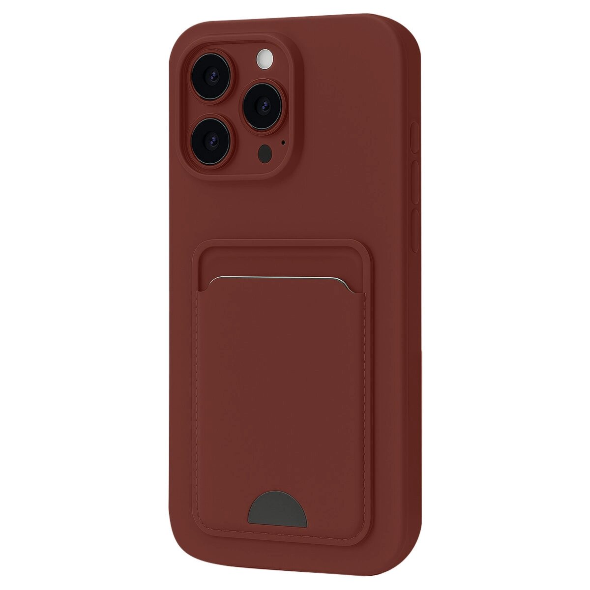Apple İphone 16 Plus Kılıf Kelvin Kartvizitli Silikon - Bordo Apple İphone 16 Plus Kılıf Kelvin Kartvizitli Silikon - Bordo