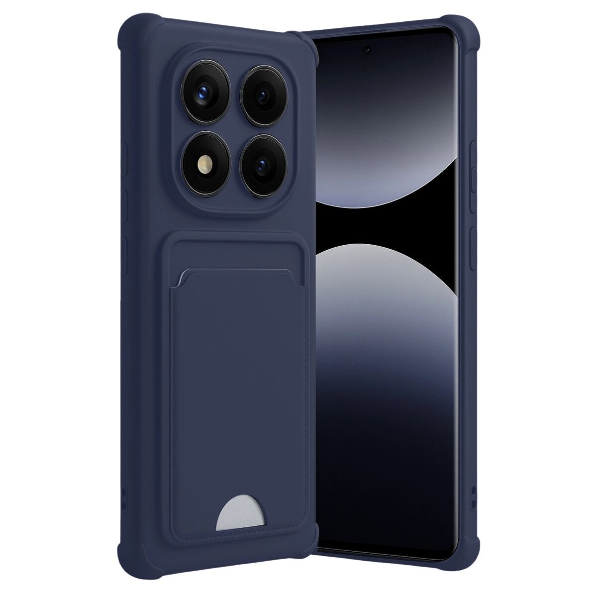Xiaomi Redmi Note 14 Pro 4g Kelvin Kartvizitli Silikon - Lacivert Xiaomi Redmi Note 14 Pro 4g Kelvin Kartvizitli Silikon - Lacivert