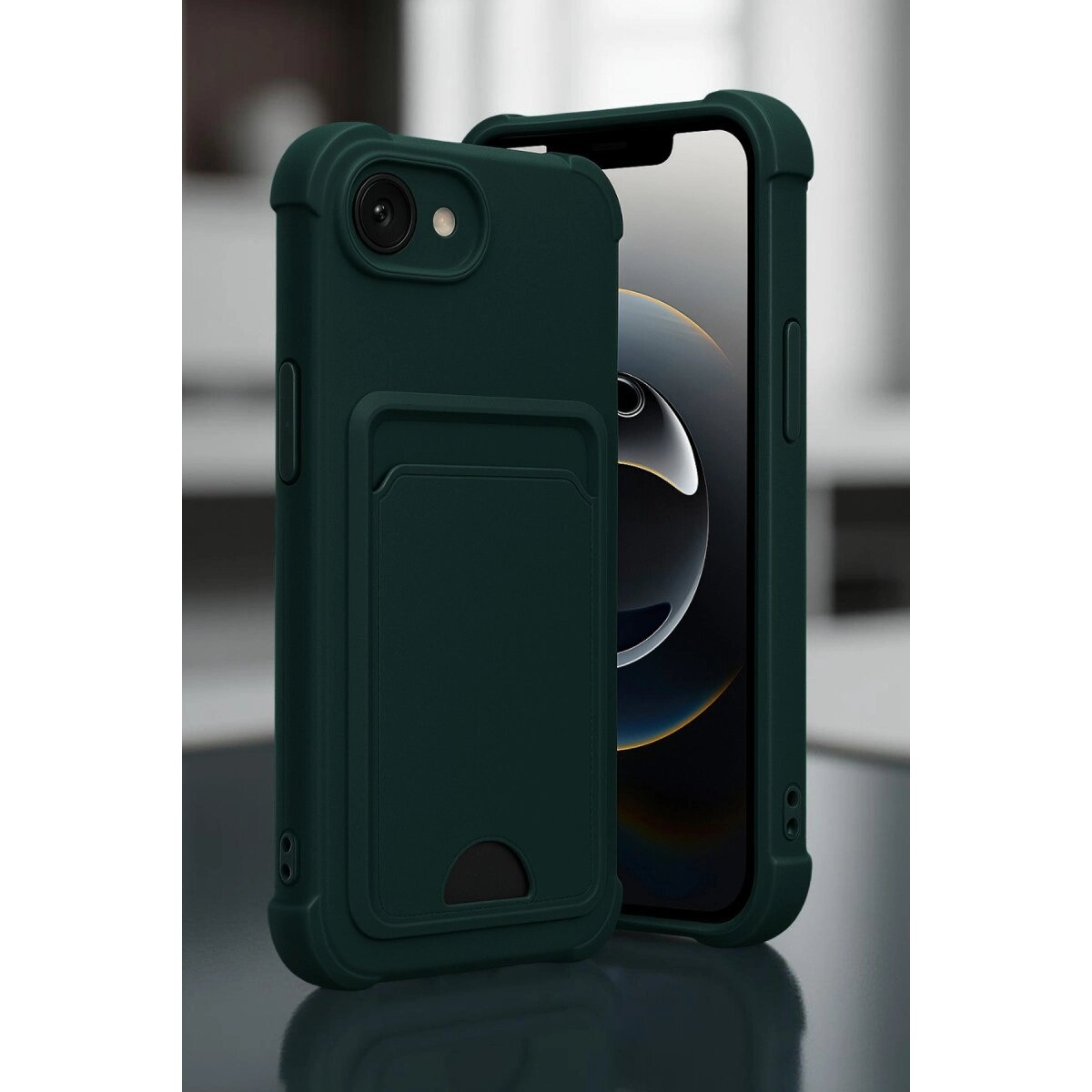 Apple İphone 16e Kelvin Kartvizitli Silikon - Bordo Apple İphone 16e Kelvin Kartvizitli Silikon - Bordo
