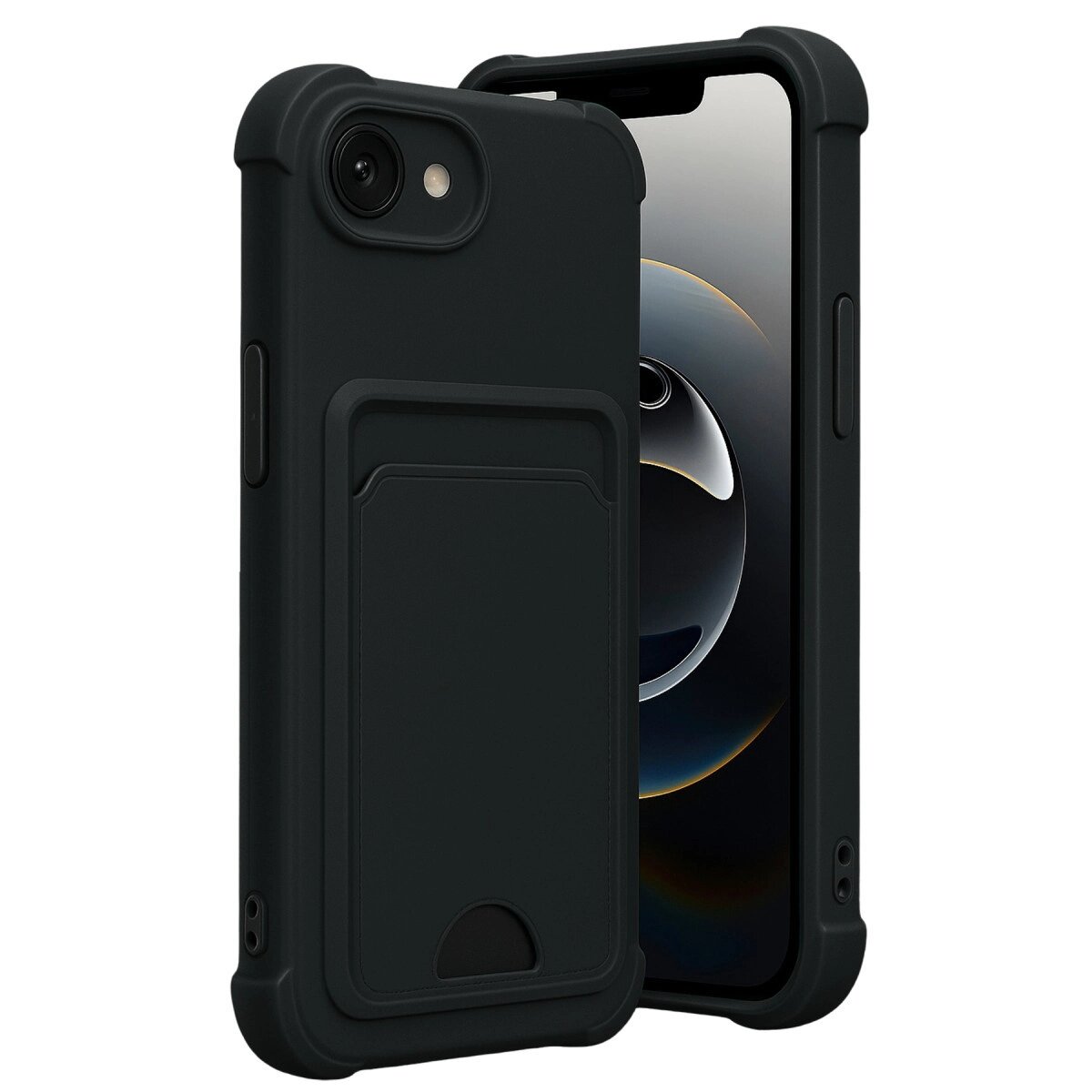Apple İphone 16e Kelvin Kartvizitli Silikon - Siyah Apple İphone 16e Kelvin Kartvizitli Silikon - Siyah