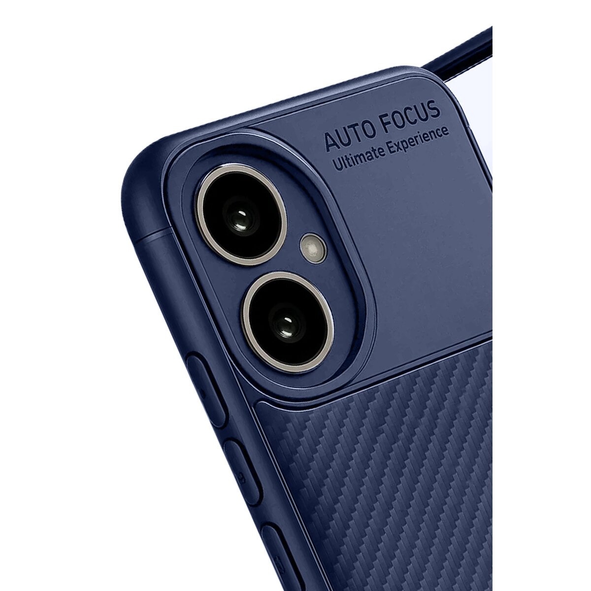 Honor 400 Kılıf Auto Focus Karbon Kapak - Lacivert Honor 400 Kılıf Auto Focus Karbon Kapak - Lacivert