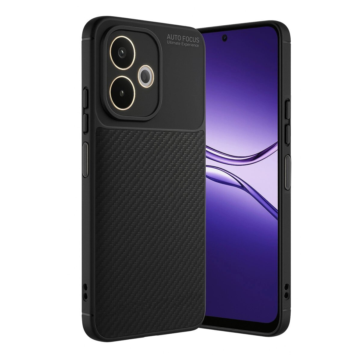 A5 Pro 4g Kılıf Auto Fus Karbon Kapak - Siyah