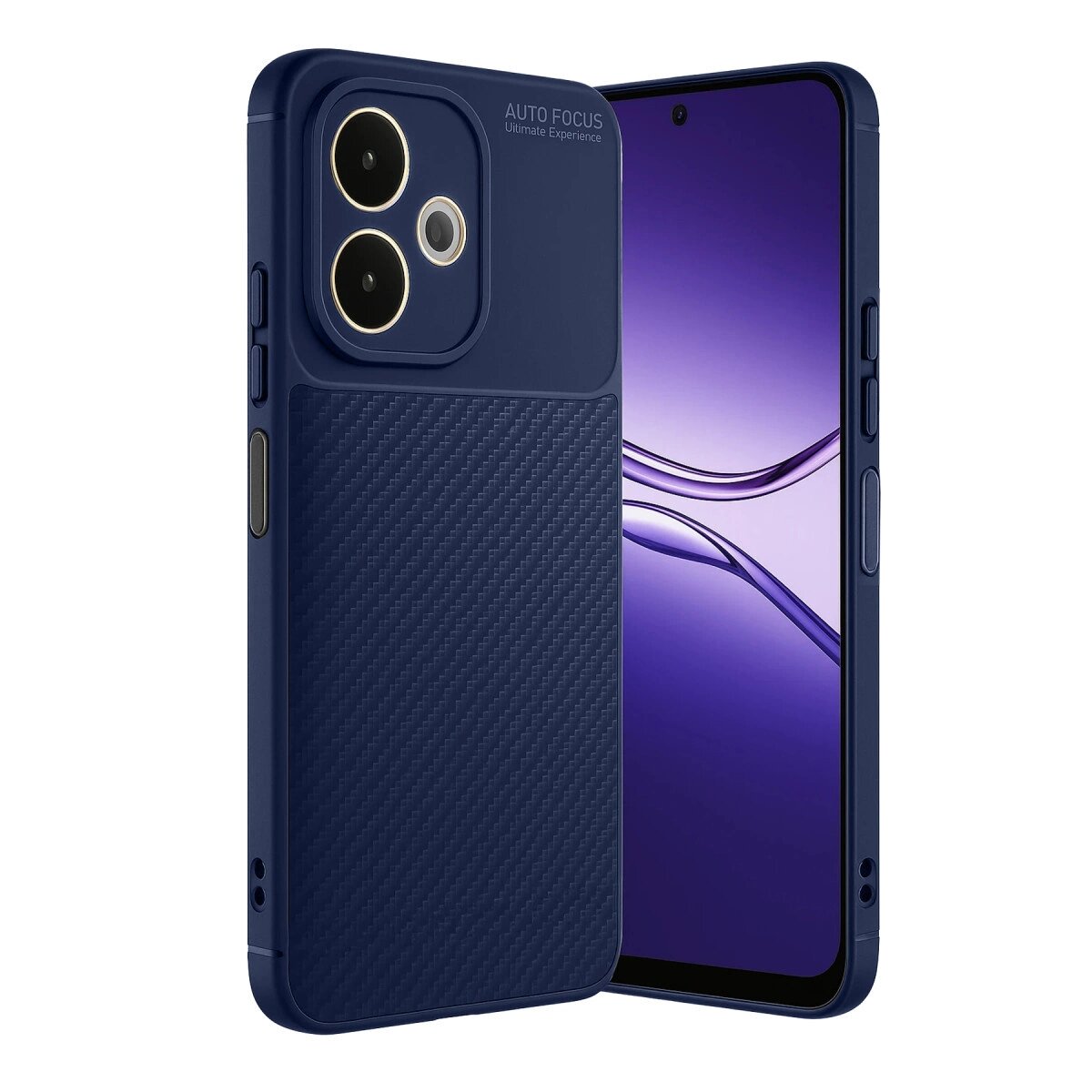 A5 Pro 4g Kılıf Auto Fus Karbon Kapak - Lacivert