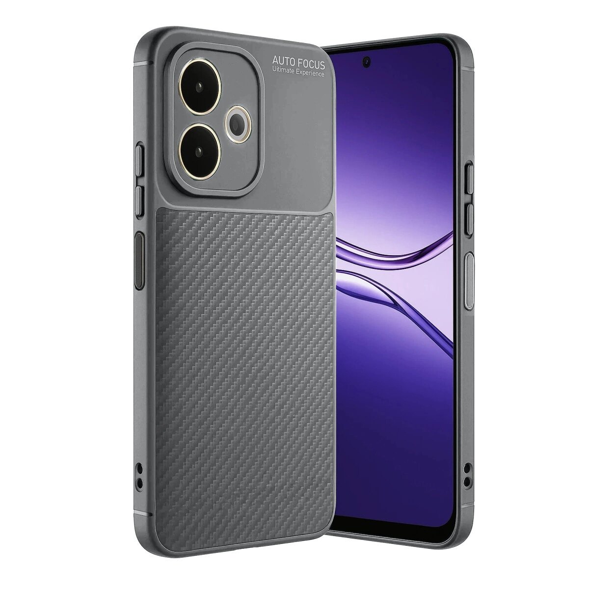 A5 Pro 4g Kılıf Auto Fus Karbon Kapak - Gri