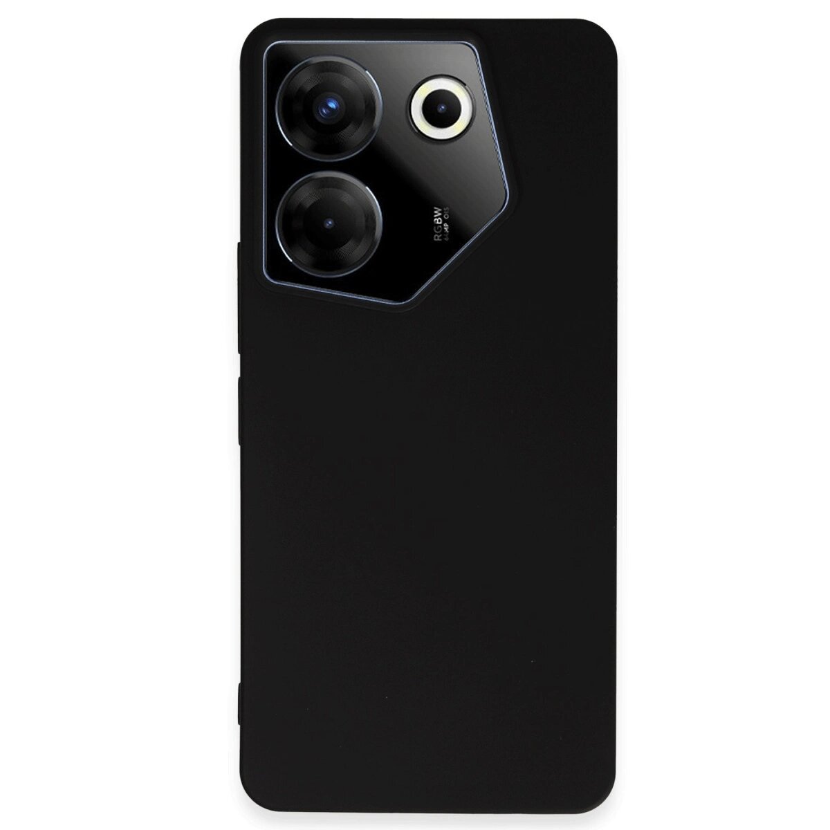 Tecno Camon 20 Pro 5g Kılıf First Silikon - Siyah Tecno Camon 20 Pro 5g Kılıf First Silikon - Siyah