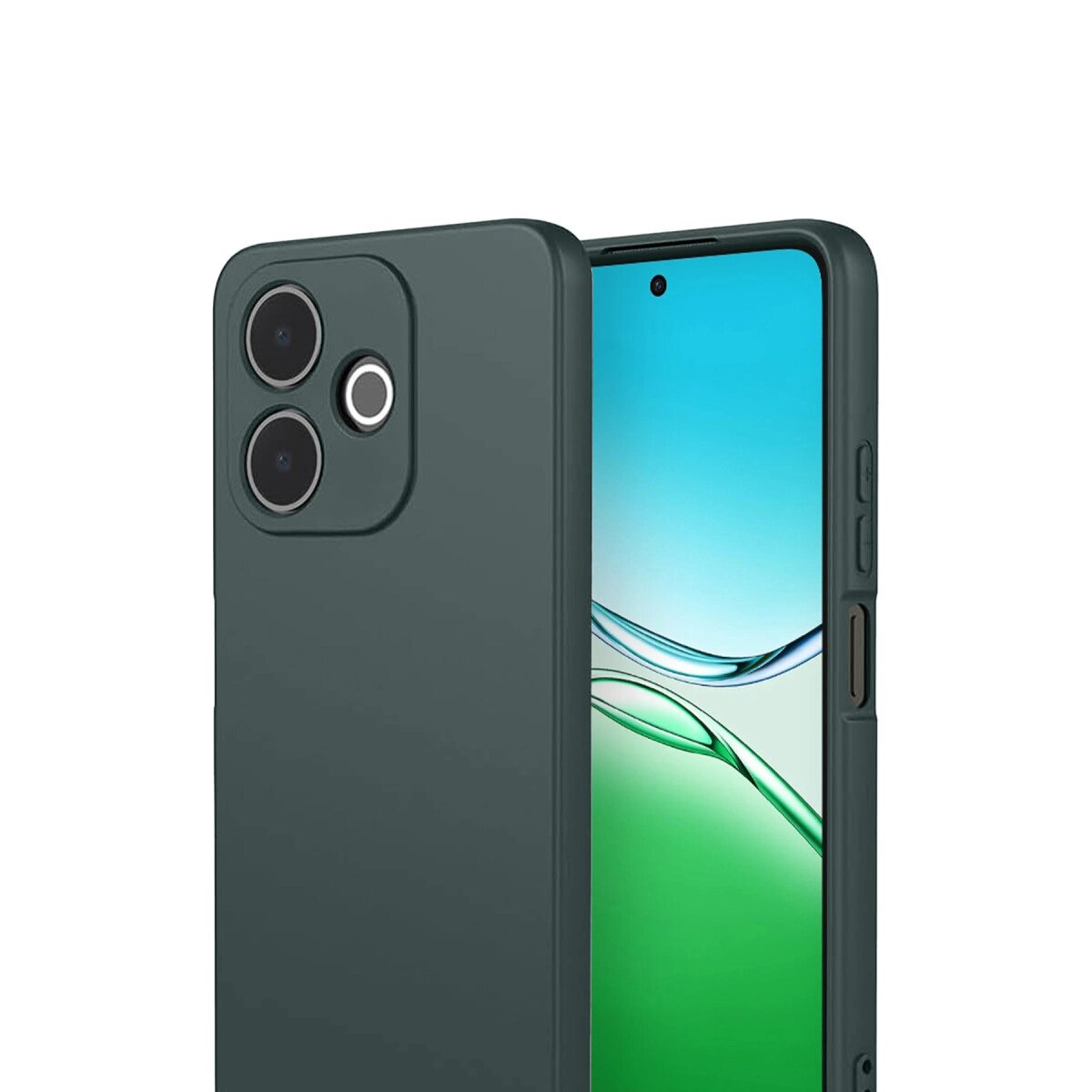 Oppo A5 Pro 4g First Silikon - Koyu Yeşil Oppo A5 Pro 4g First Silikon - Koyu Yeşil