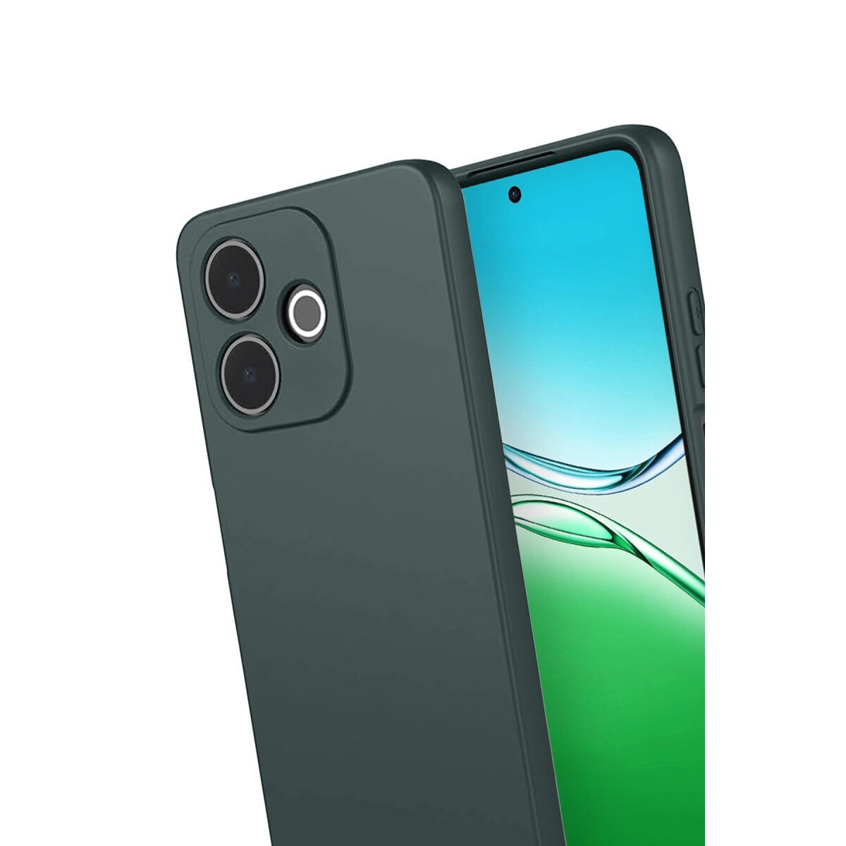 Oppo A5 Pro 4g First Silikon - Koyu Yeşil Oppo A5 Pro 4g First Silikon - Koyu Yeşil