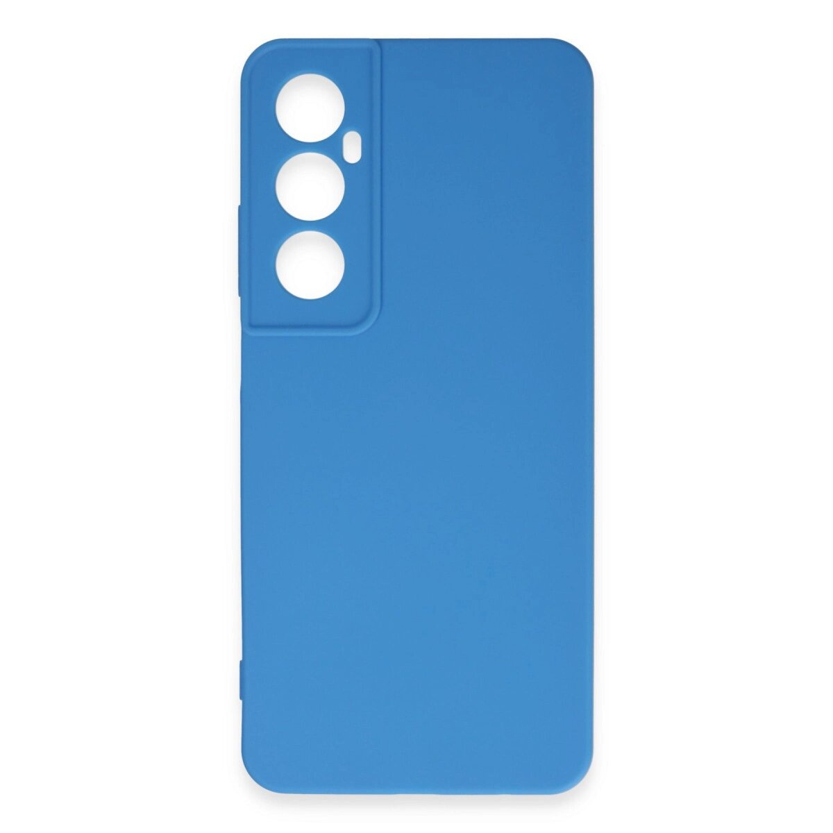 Realme C65 Kılıf First Silikon - Mavi