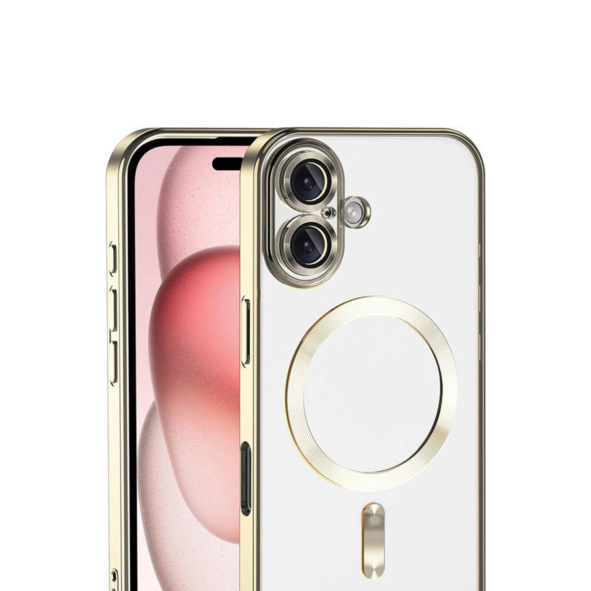 Apple İphone 17 Kross Magneticsafe Kapak - Gold Apple İphone 17 Kross Magneticsafe Kapak - Gold