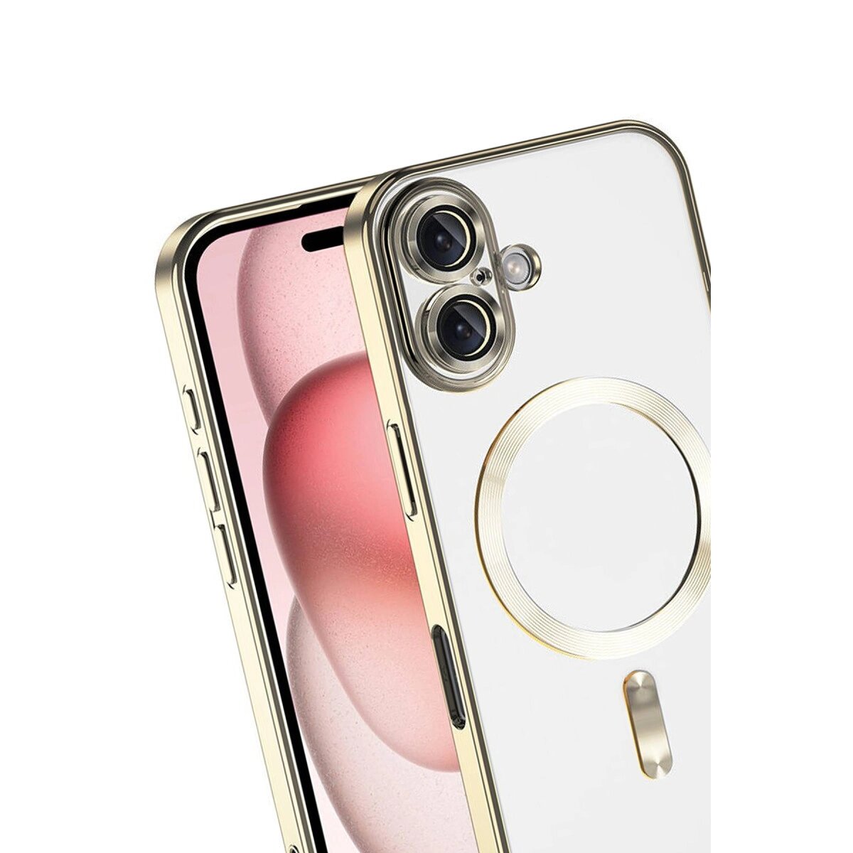 Apple İphone 17 Kross Magneticsafe Kapak - Gold Apple İphone 17 Kross Magneticsafe Kapak - Gold