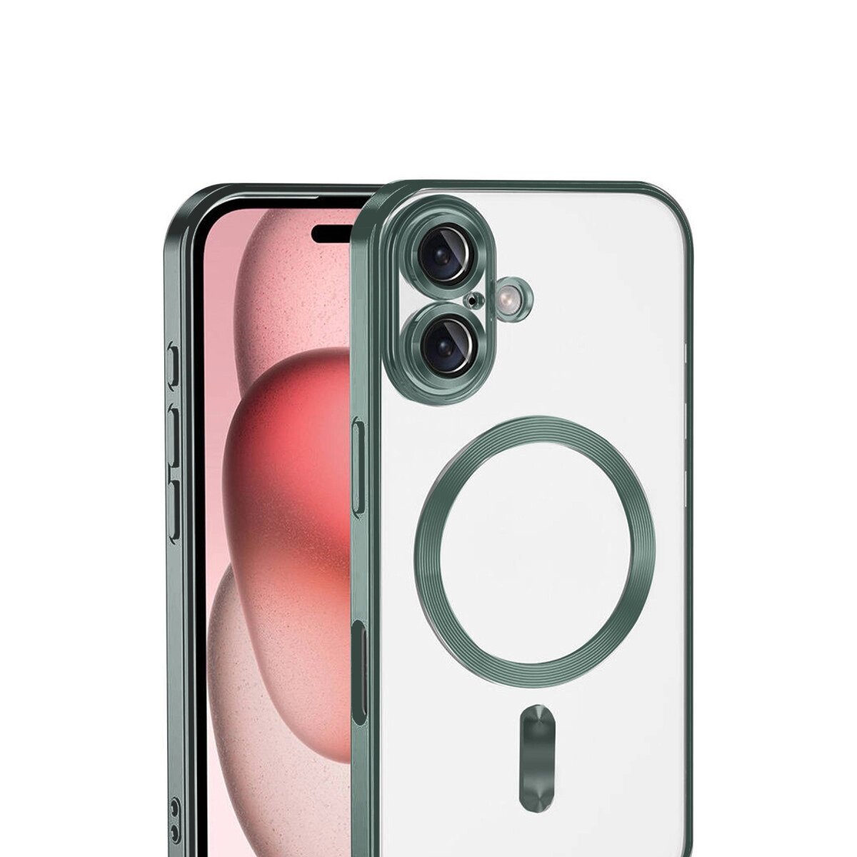 Apple İphone 17 Kross Magneticsafe Kapak - Koyu Yeşil Apple İphone 17 Kross Magneticsafe Kapak - Koyu Yeşil