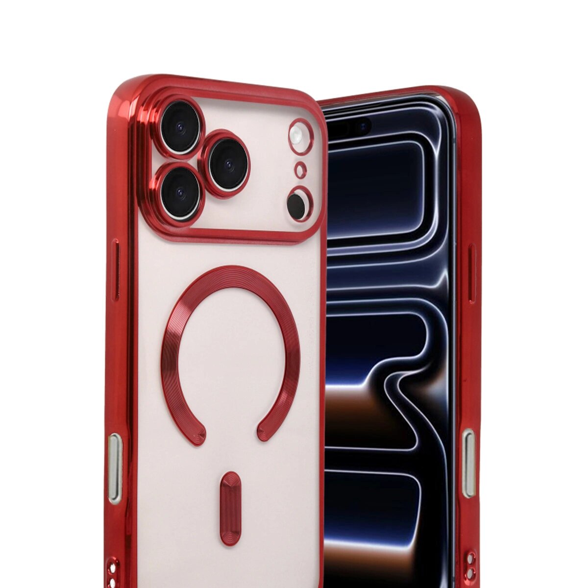 Apple İphone 17 Pro Kross Magneticsafe Kapak - Kırmızı Apple İphone 17 Pro Kross Magneticsafe Kapak - Kırmızı