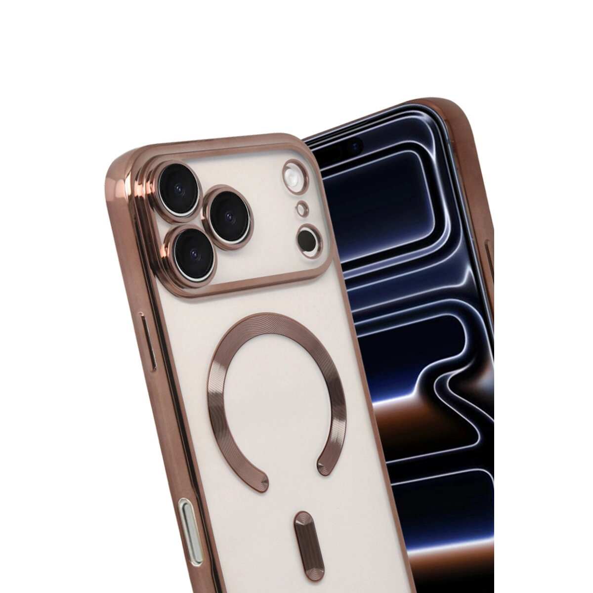 Apple İphone 17 Pro Kross Magneticsafe Kapak - Çöl Titanyum Apple İphone 17 Pro Kross Magneticsafe Kapak - Çöl Titanyum