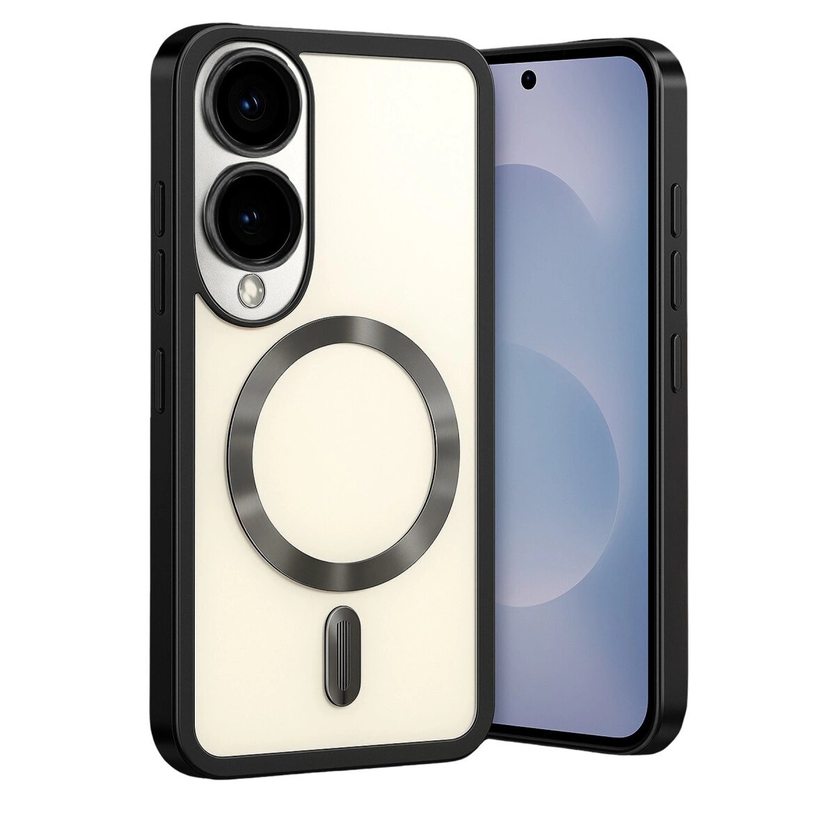 Samsung Galaxy S25 Edge Kross Magneticsafe Kapak - Siyah Samsung Galaxy S25 Edge Kross Magneticsafe Kapak - Siyah