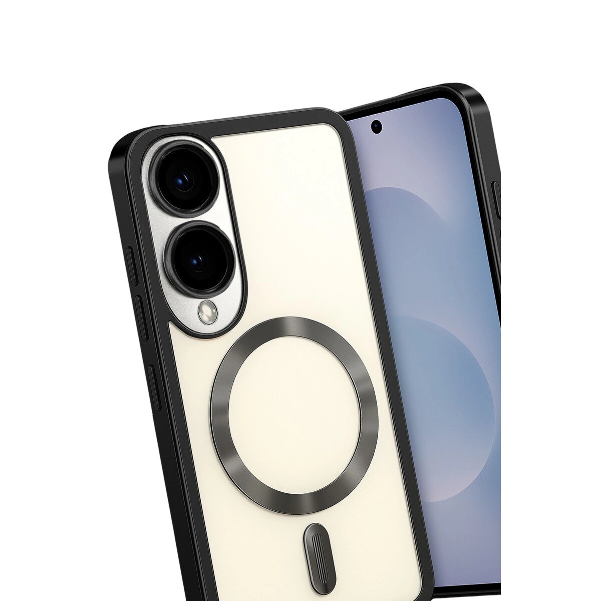 Samsung Galaxy S25 Edge Kross Magneticsafe Kapak - Siyah Samsung Galaxy S25 Edge Kross Magneticsafe Kapak - Siyah