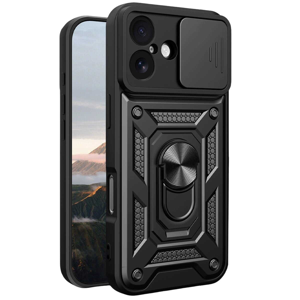 Apple İphone 17 Pars Lens Yüzüklü Silikon - Siyah Apple İphone 17 Pars Lens Yüzüklü Silikon - Siyah