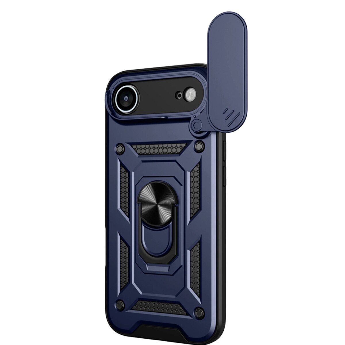 Apple İphone 17 Air Pars Lens Yüzüklü Silikon - Lacivert Apple İphone 17 Air Pars Lens Yüzüklü Silikon - Lacivert