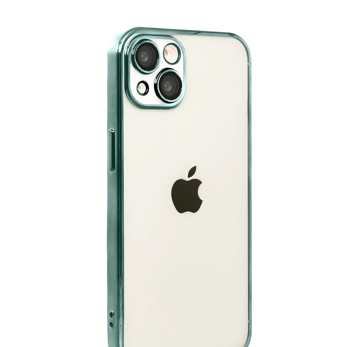 Apple İphone 15 Razer Lensli Silikon - Yeşil