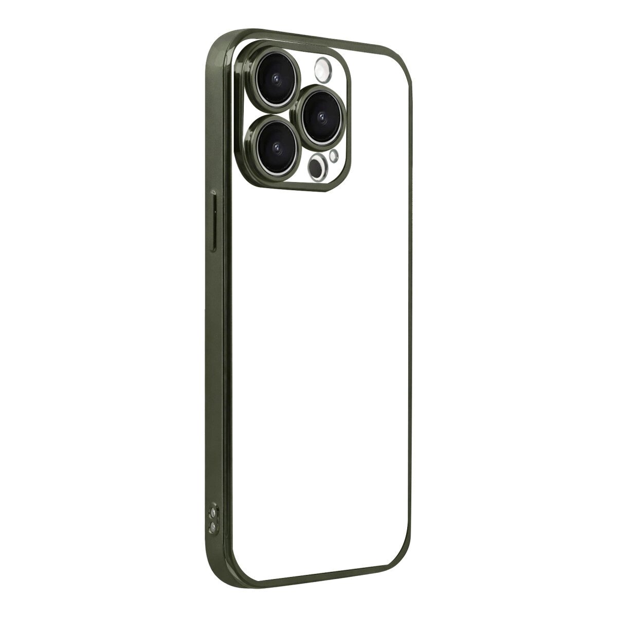 Apple İphone 15 Pro Max Razer Lensli Silikon - Yeşil Apple İphone 15 Pro Max Razer Lensli Silikon - Yeşil