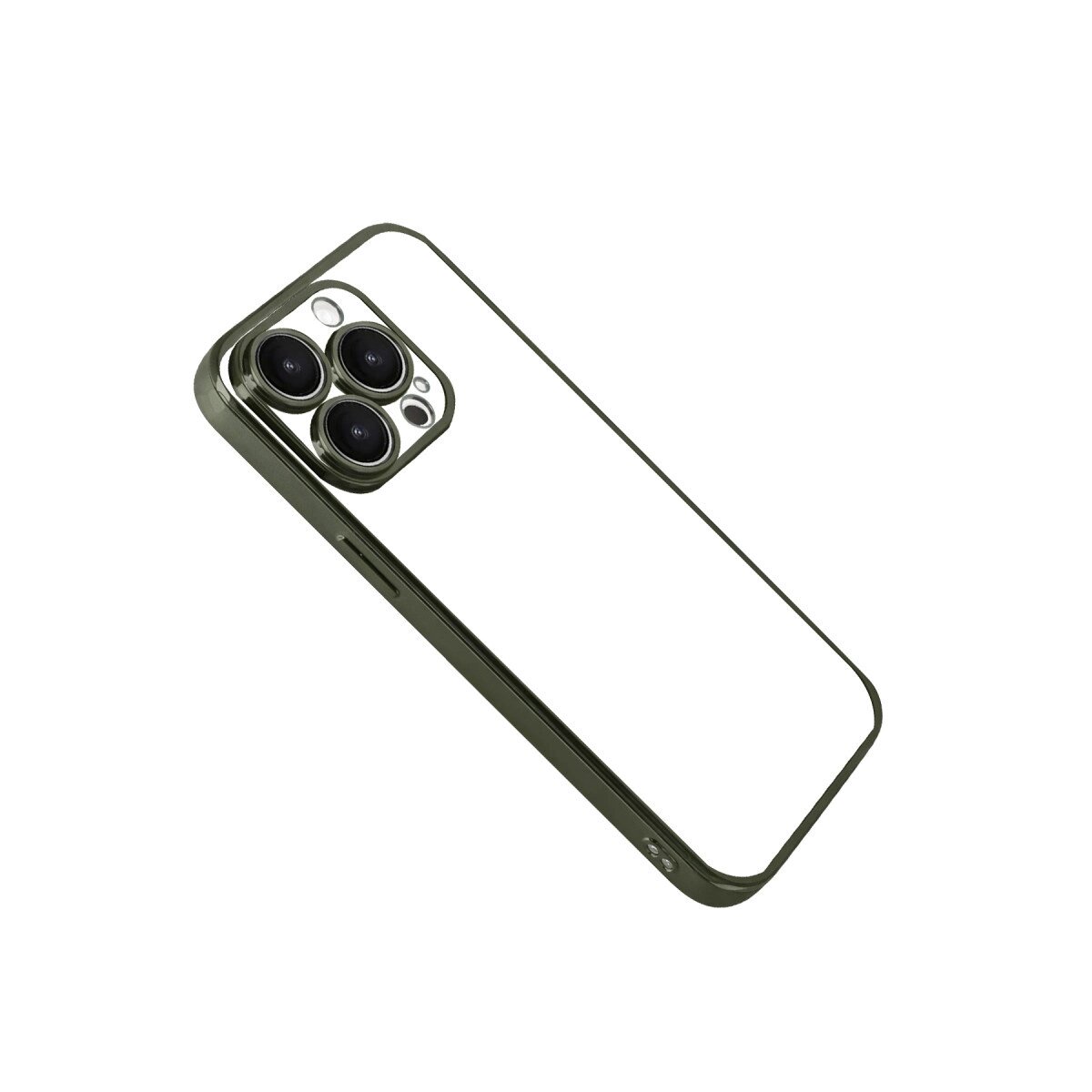 Apple İphone 15 Pro Max Razer Lensli Silikon - Yeşil Apple İphone 15 Pro Max Razer Lensli Silikon - Yeşil
