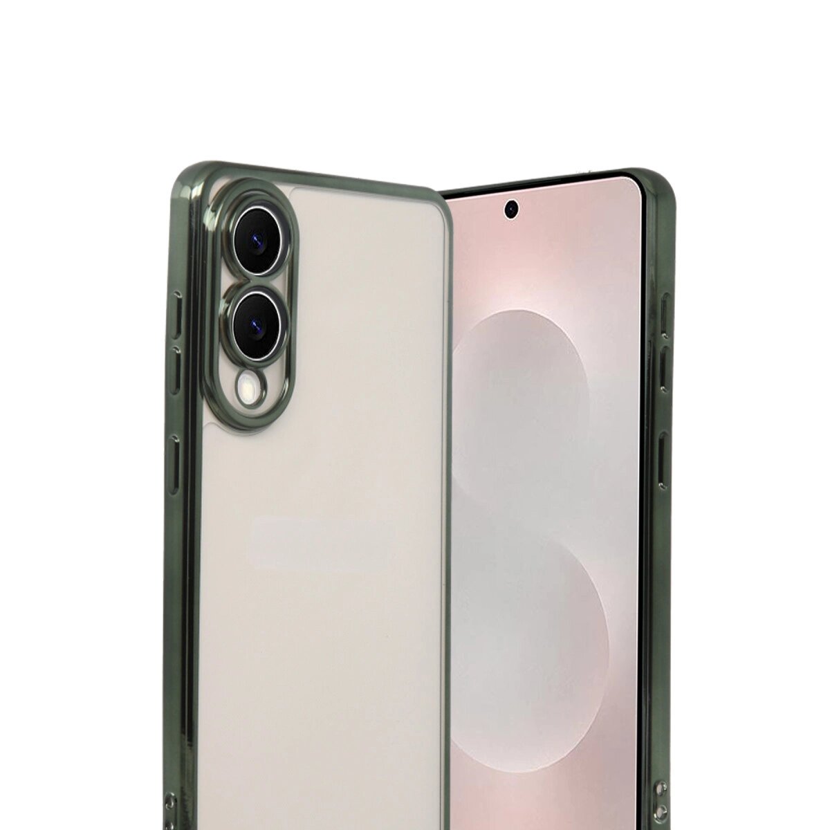 Samsung Galaxy S25 Edge Razer Lensli Silikon - Yeşil Samsung Galaxy S25 Edge Razer Lensli Silikon - Yeşil