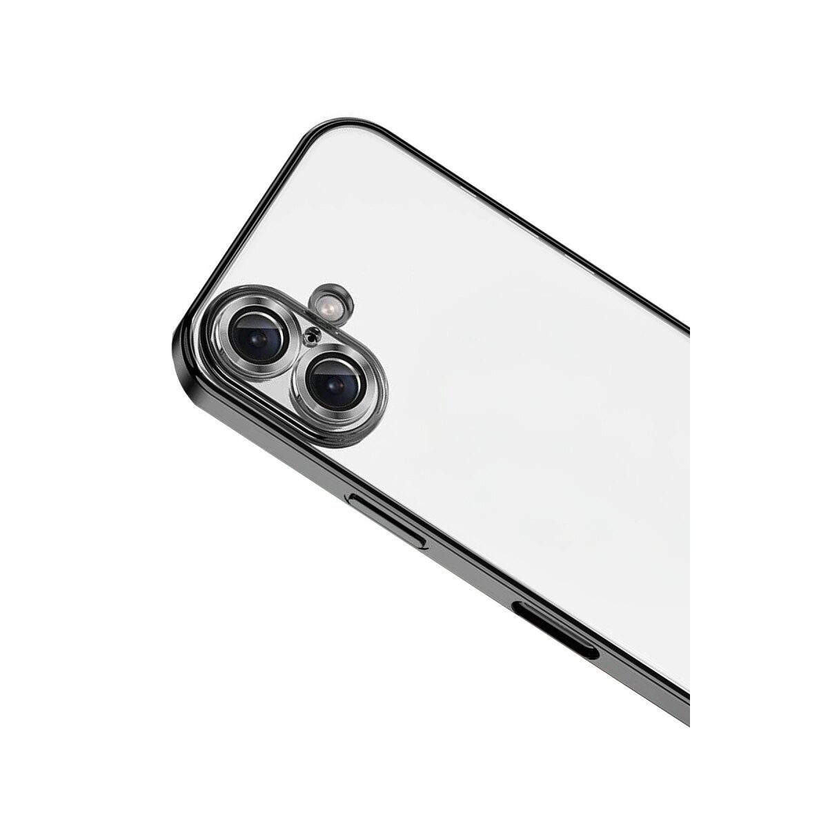 Apple İphone 17 Razer Lensli Silikon - Siyah Apple İphone 17 Razer Lensli Silikon - Siyah