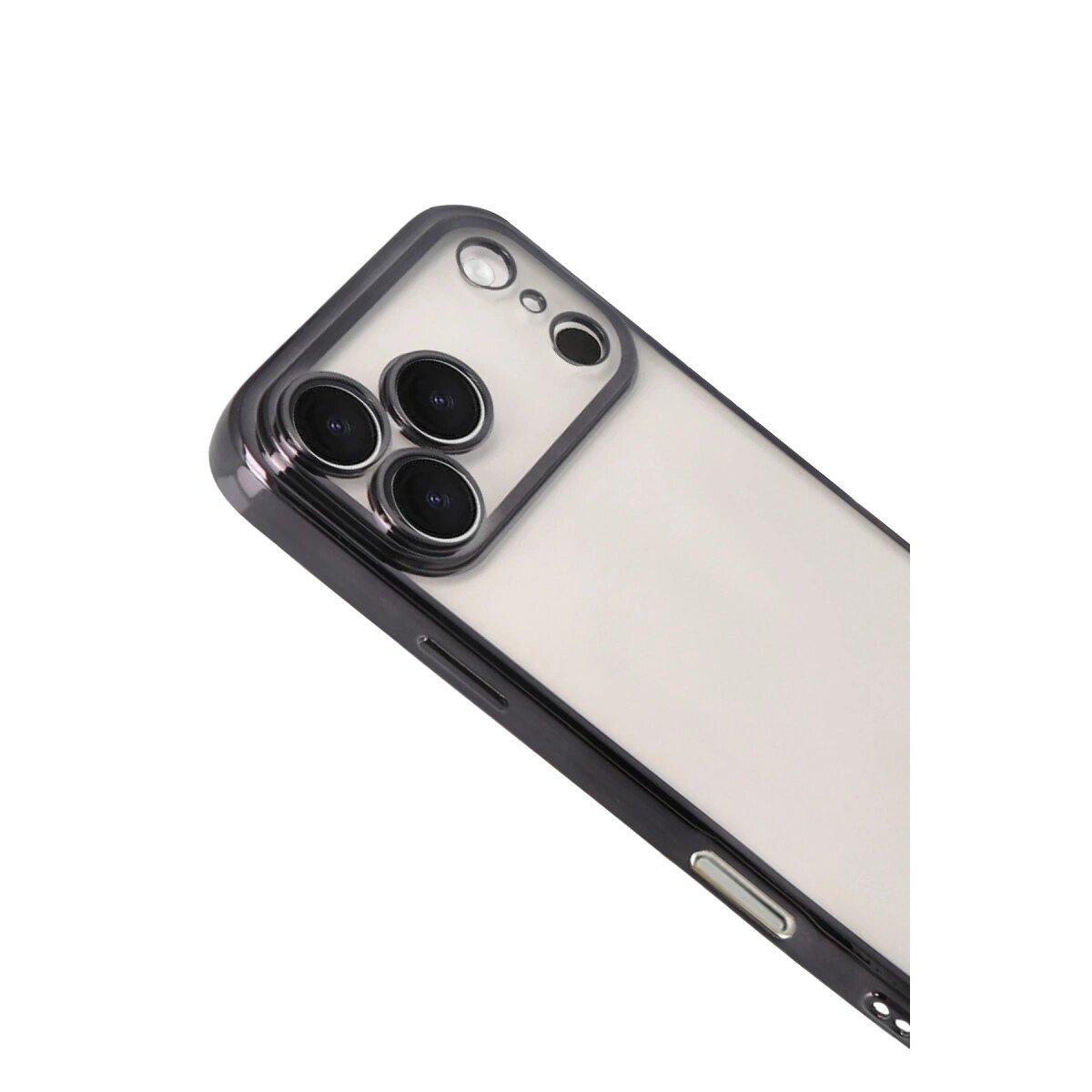 Apple İphone 17 Pro Razer Lensli Silikon - Siyah Apple İphone 17 Pro Razer Lensli Silikon - Siyah