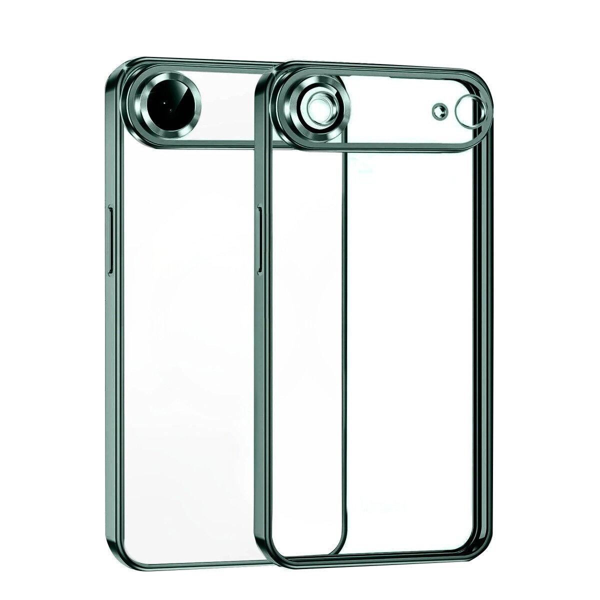 Apple İphone 17 Air Razer Lensli Silikon - Yeşil Apple İphone 17 Air Razer Lensli Silikon - Yeşil
