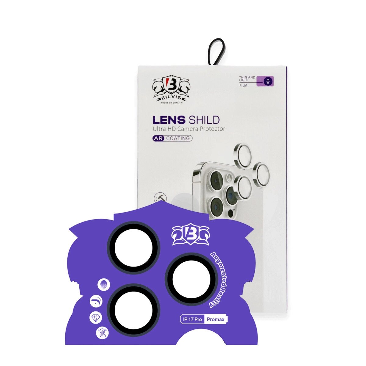 Apple İphone 17 Pro Max Bilvis Titan Kamera Lens - Lacivert