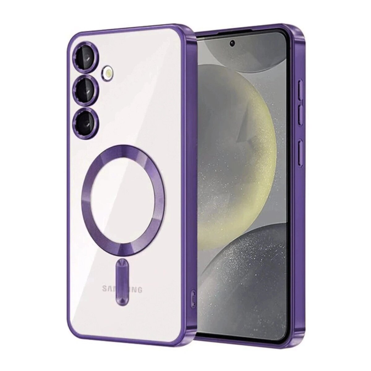 Samsung Galaxy A35 5g Kross Magneticsafe Kapak - Mor Samsung Galaxy A35 5g Kross Magneticsafe Kapak - Mor