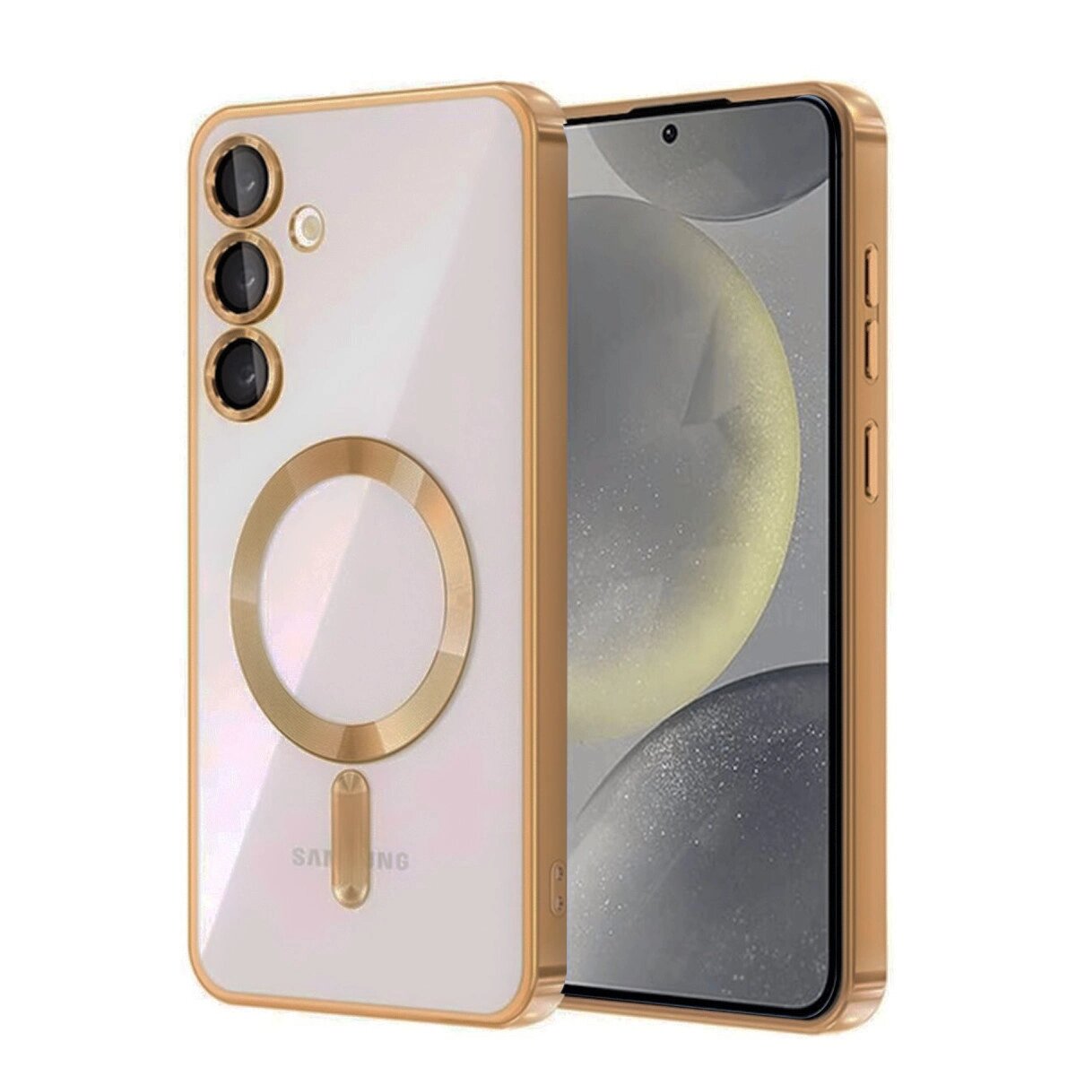 Samsung Galaxy A26 Kross Magneticsafe Kapak - Çöl Titanyum Samsung Galaxy A26 Kross Magneticsafe Kapak - Çöl Titanyum