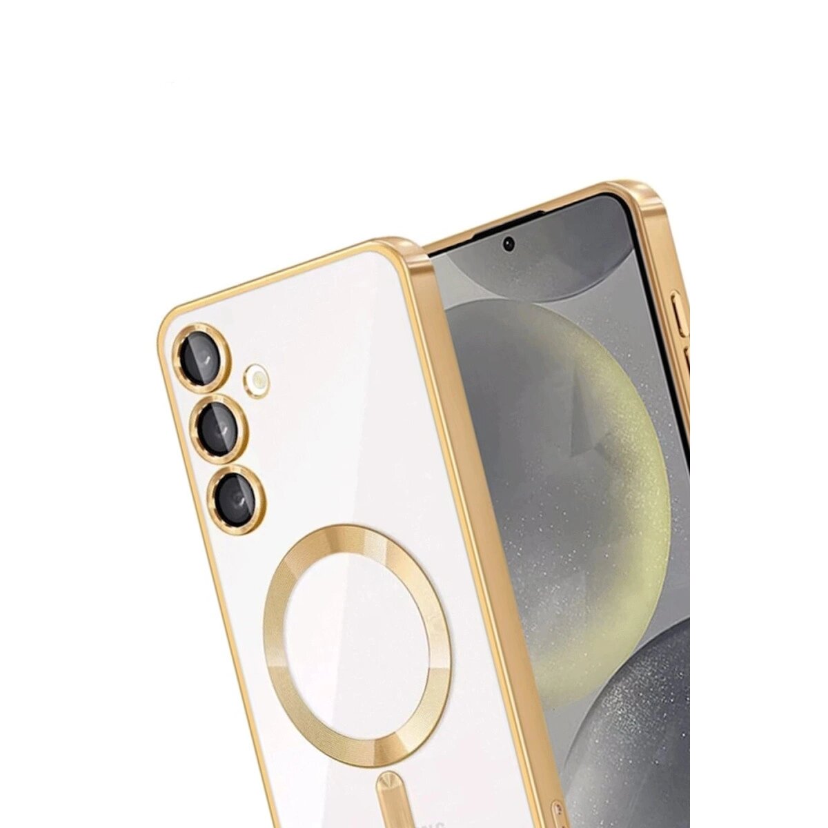 Samsung Galaxy A56 Kross Magneticsafe Kapak - Gold