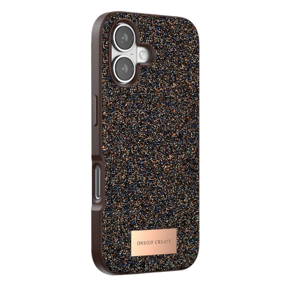 Onegif Apple İphone 17 Bright Simli Kapak - Gold Onegif Apple İphone 17 Bright Simli Kapak - Gold