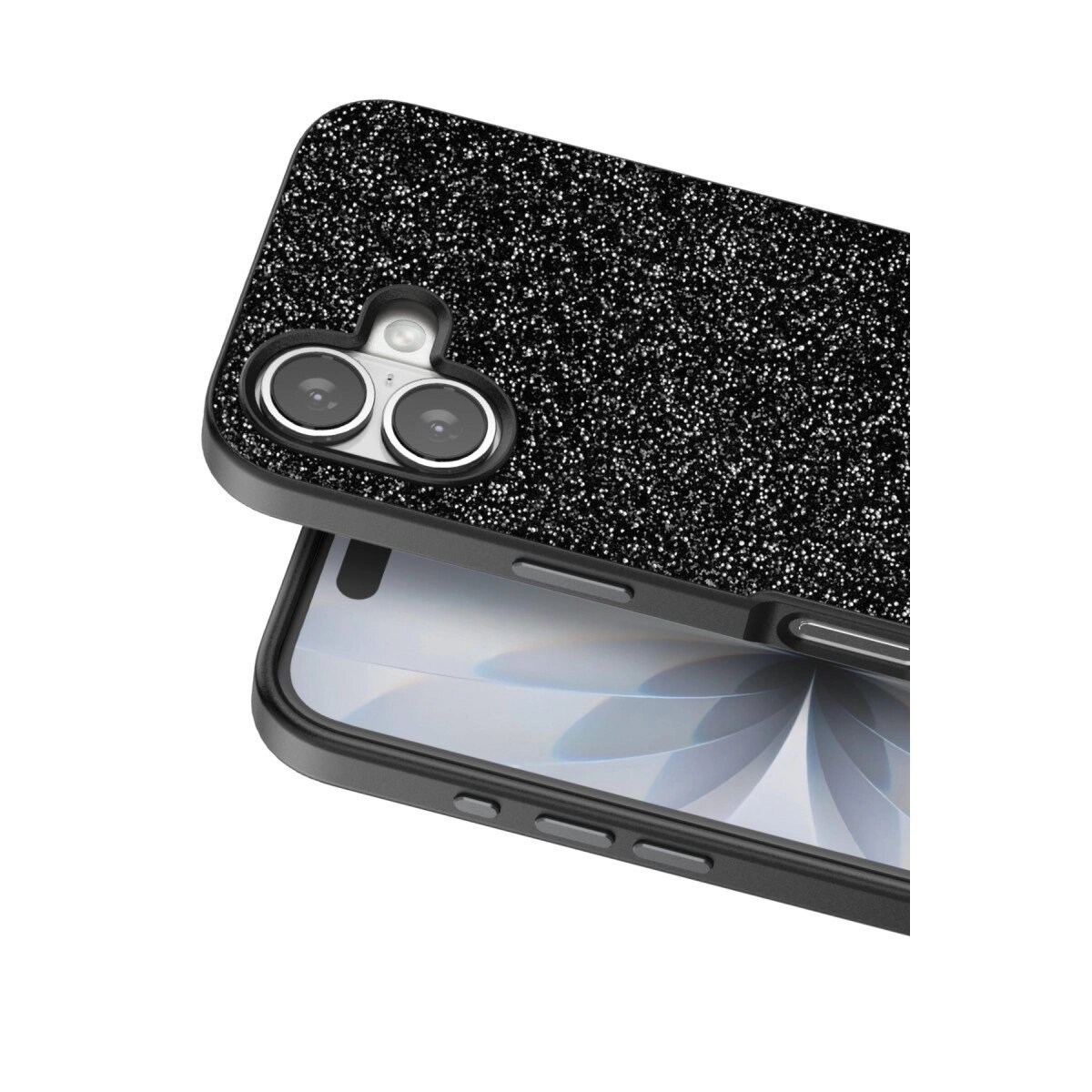 Onegif Apple İphone 17 Bright Simli Kapak - Siyah Onegif Apple İphone 17 Bright Simli Kapak - Siyah
