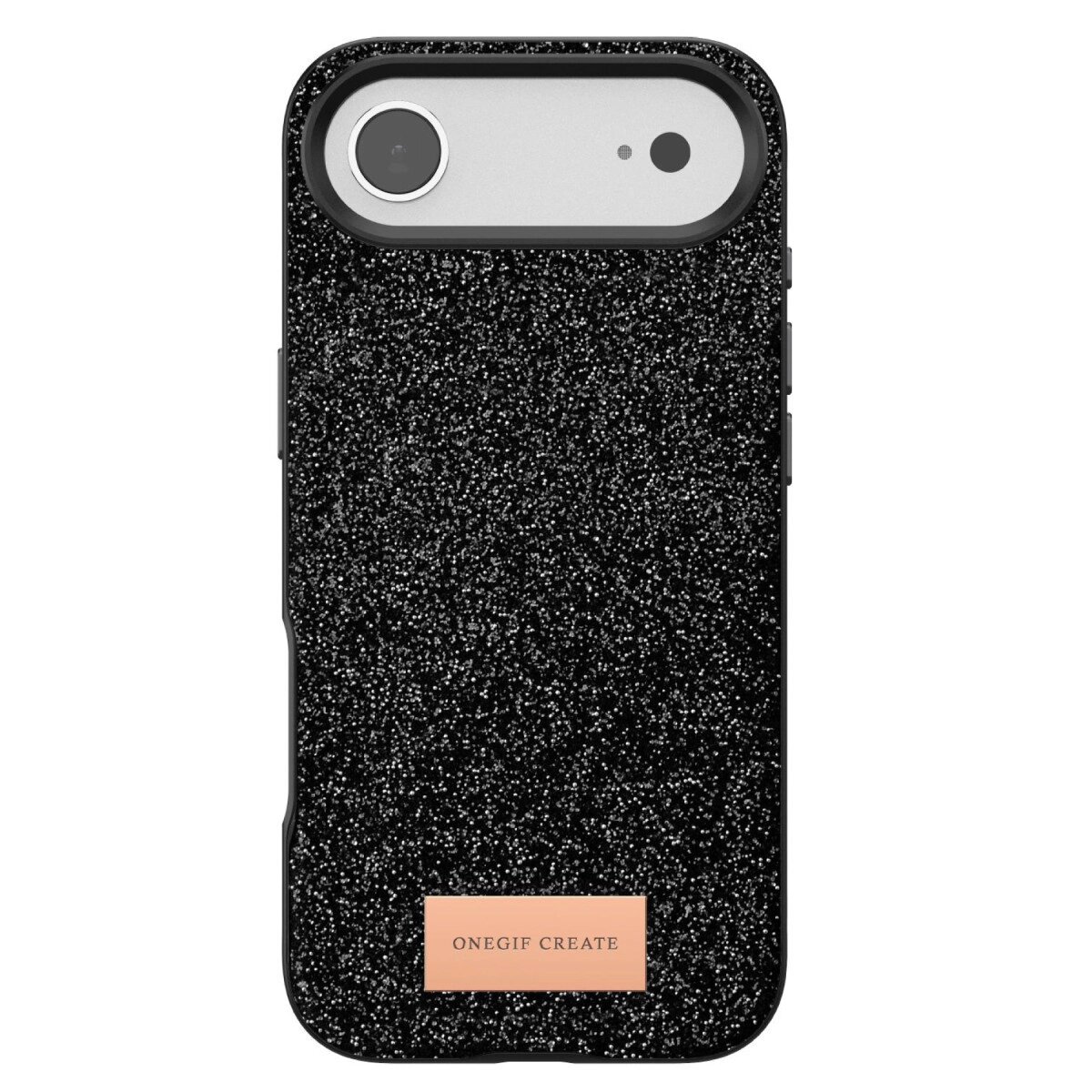 Onegif Apple İphone 17 Air Bright Simli Kapak - Siyah Onegif Apple İphone 17 Air Bright Simli Kapak - Siyah