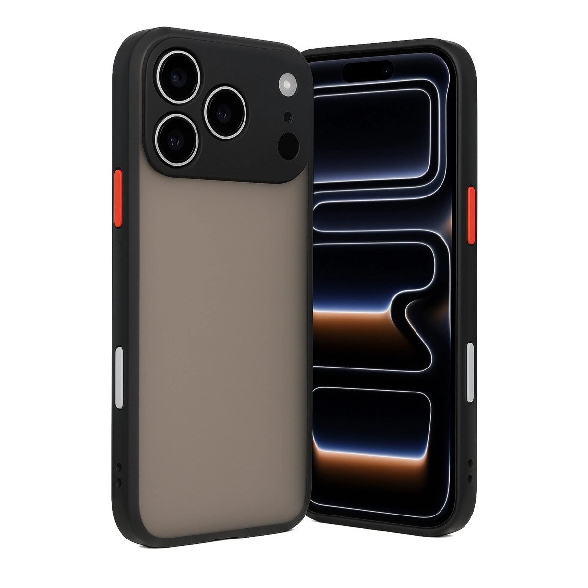 Apple İphone 17 Pro Max Kılıf Montreal Silikon Kapak - Siyah Apple İphone 17 Pro Max Kılıf Montreal Silikon Kapak - Siyah