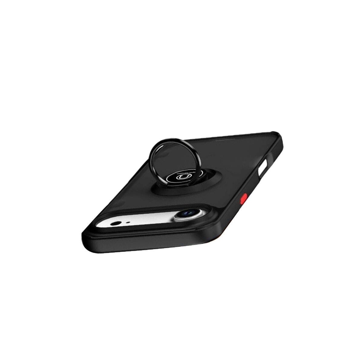 Apple İphone 17 Air Montreal Yüzüklü Silikon Kapak - Siyah