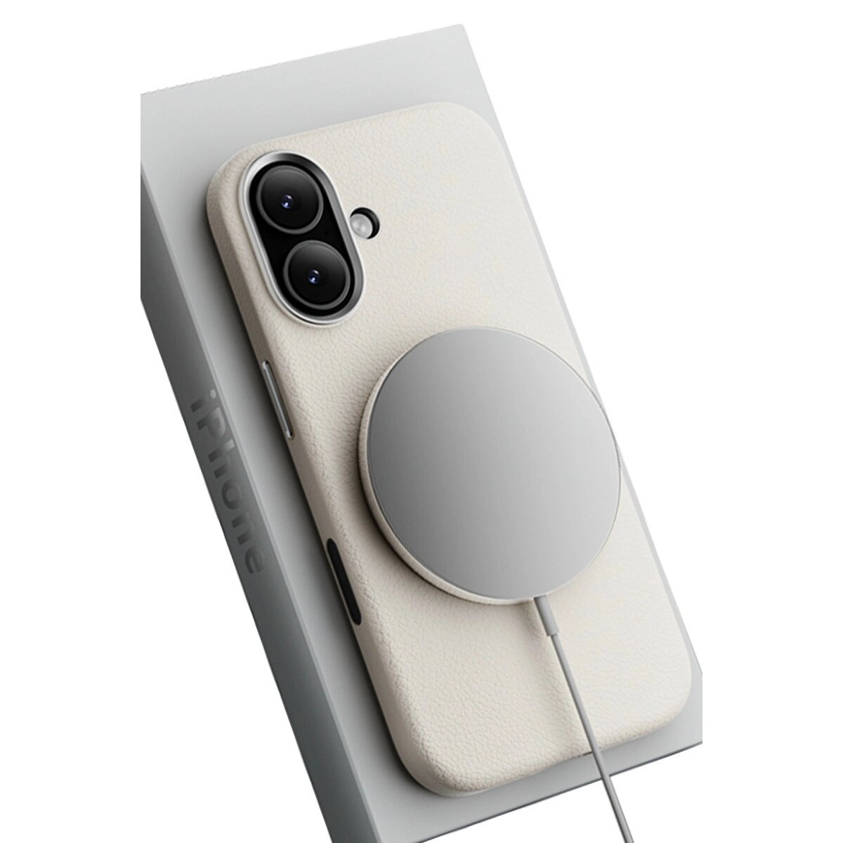Joko Apple İphone 17 Wonder Deri Magsafe Kapak - Beyaz