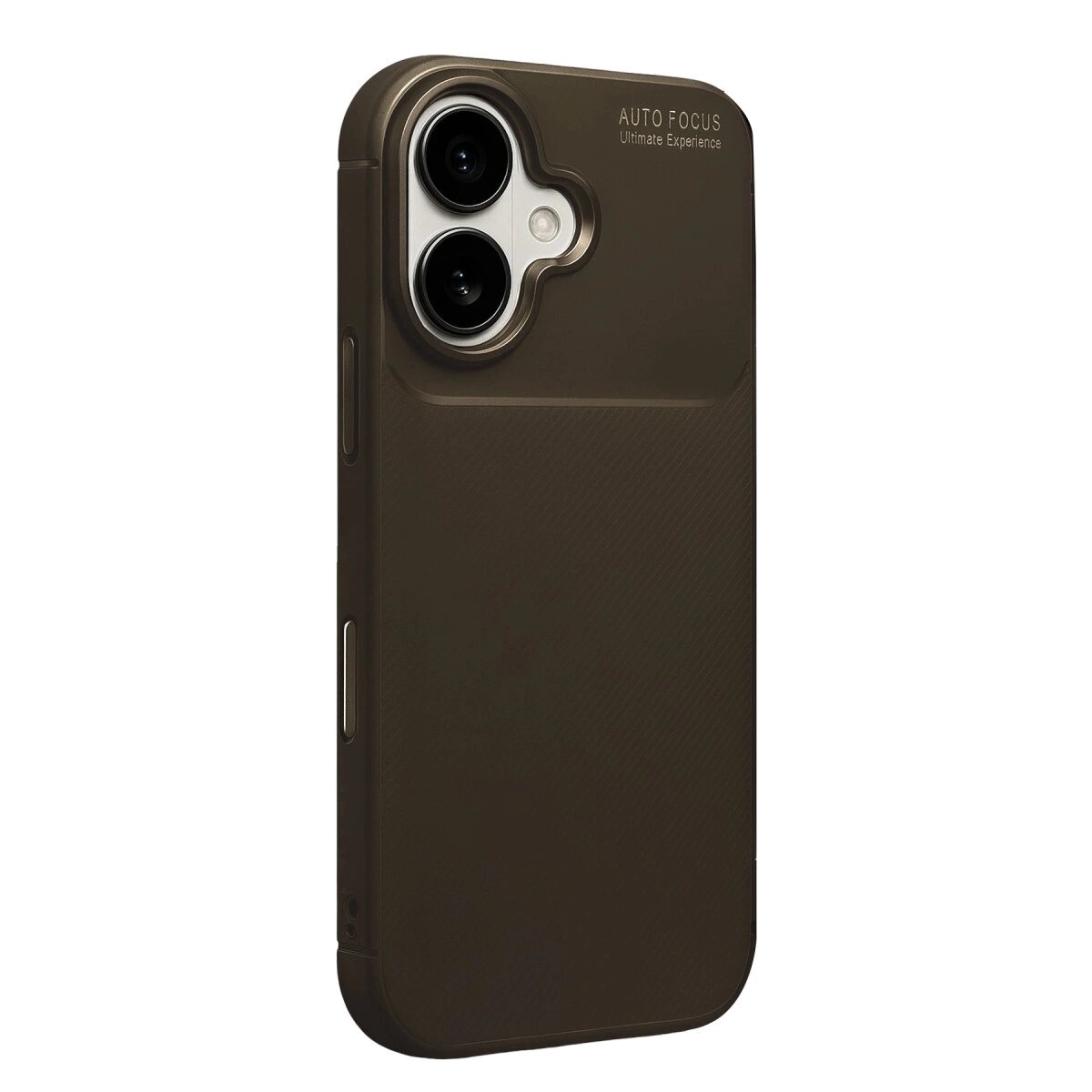 Apple İphone 17 Auto Focus Karbon Kapak - Kahverengi